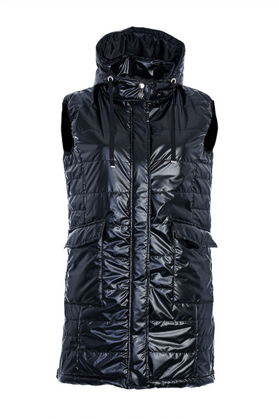 Plus size long lightweight vest - exclusive