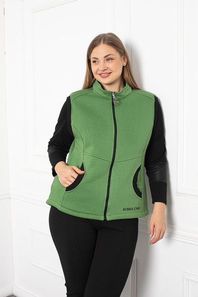 Maxi fitted vest - Green