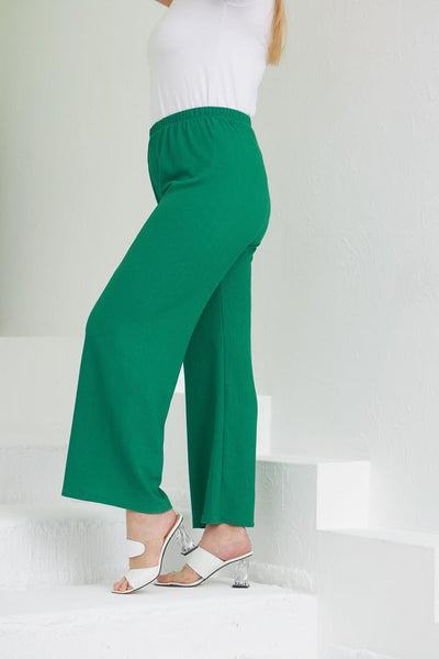Maxi Spring Ripped Trousers - Green