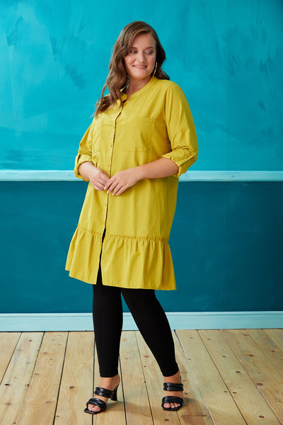 Plus size shirt tunic-like