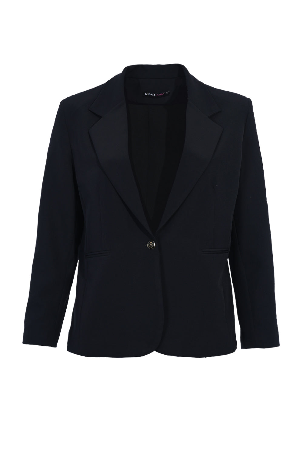 Elegant jacket with lining - black in large sizes