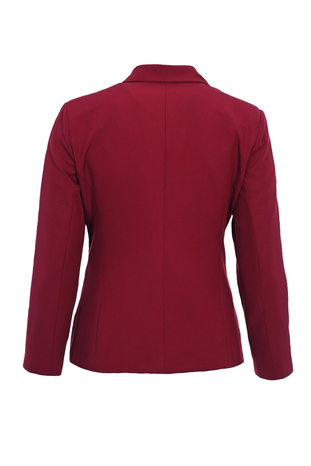 Elegant jacket with lining - red in large sizes