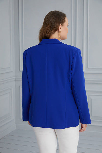 Elegant jacket with lining - blue