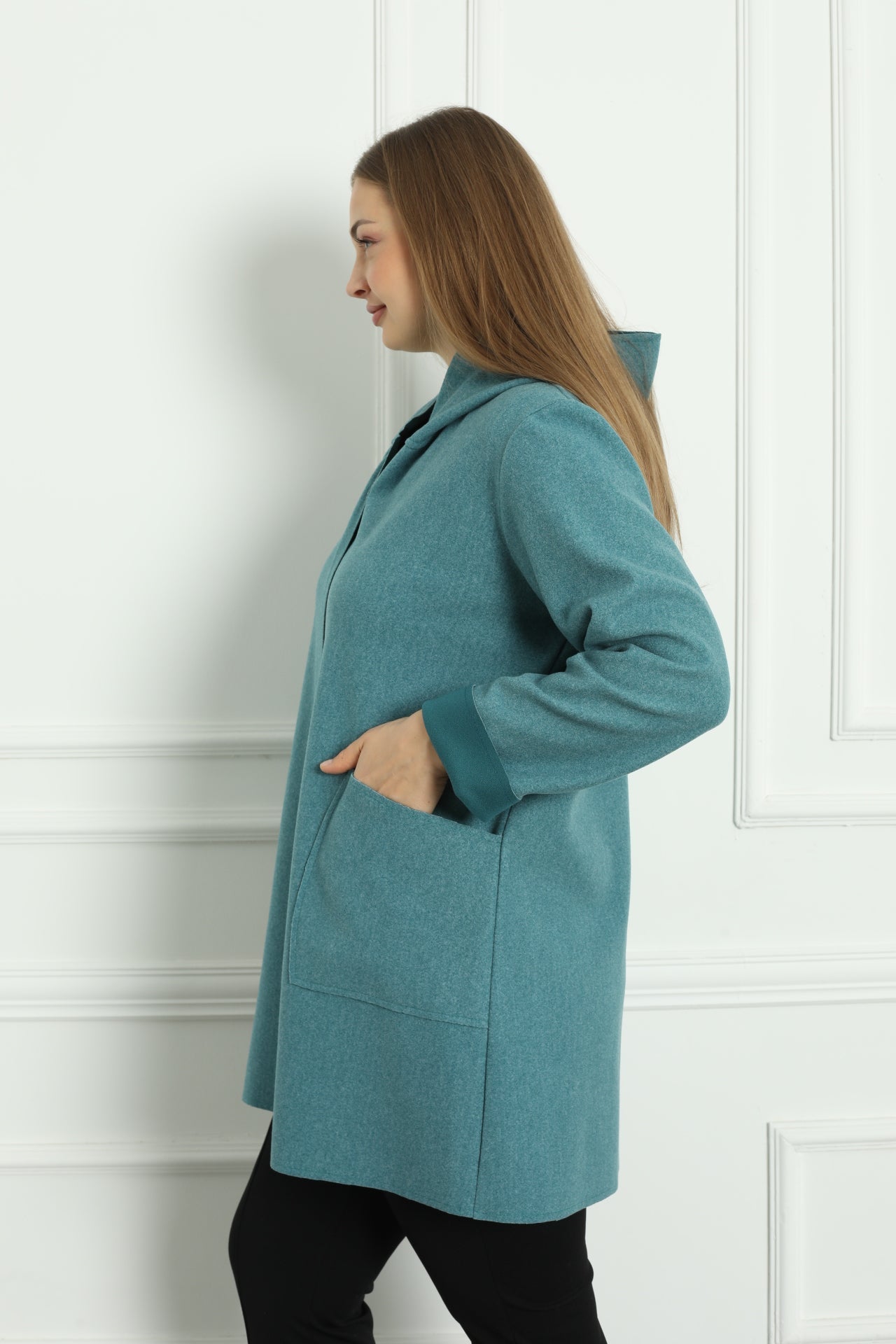 Trench with hood - Green