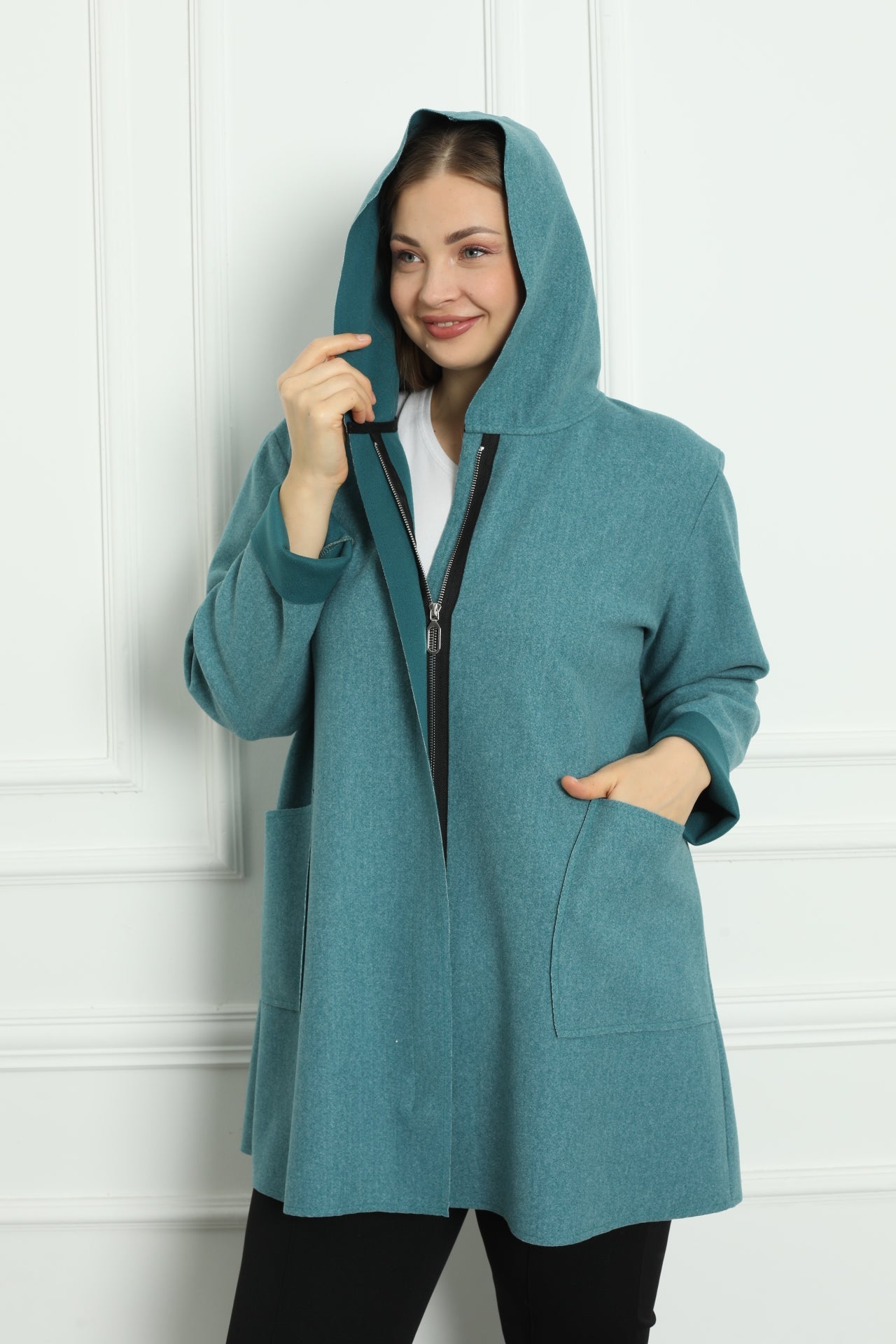 Trench with hood - Green