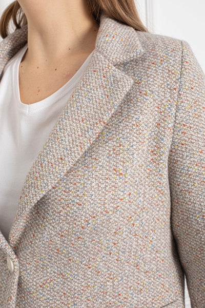 Spring jacket with lining - Beige