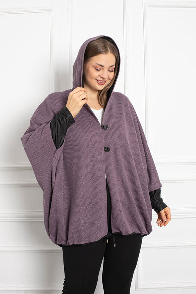 Spring Poncho - Purple