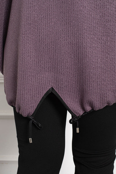 Spring Poncho - Purple