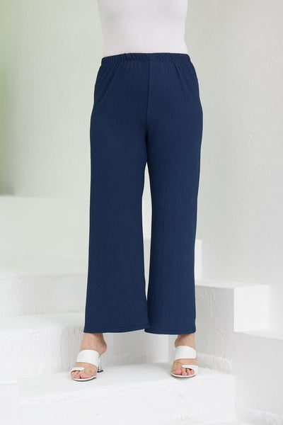 Spring Textile Trousers - Dark Blue